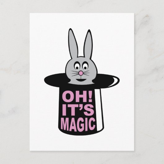 Magic Trick Postkarte (Vorderseite)