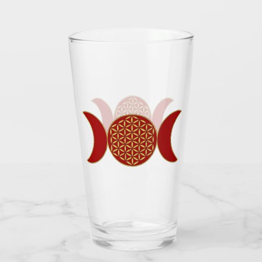 Magic Triple Moon - Spirit Blume des Lebens 1 Stun Glas (Rückseite)