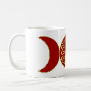 Magic Triple Moon - Spirit Blume des Lebens 1 Stun Kaffeetasse