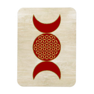 Magic Triple Moon - Spirit Blume des Lebens 1 Stun Magnet
