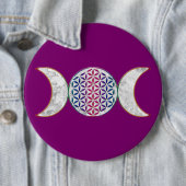 Magic Triple Moon - Spirit Blume des Lebens 2 Button (Beispiel)
