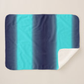 Magic Türkise Blue Waves Blanket Sherpadecke (Vorderseite (Horizontal))