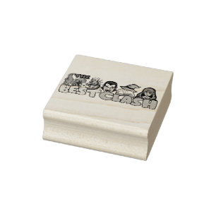 Magic Tyrannosaurus Blue-Dragon Vampire Wizards Gummistempel