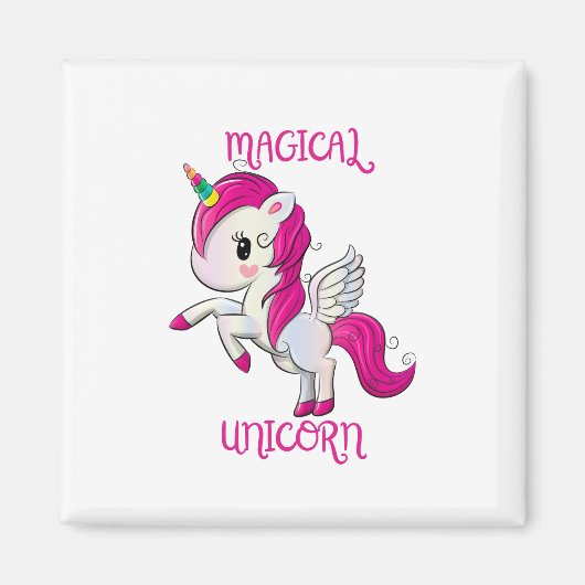 Magic Unicorn Fan Club Magnet (Vorne)