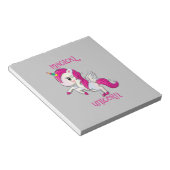 Magic Unicorn Fan Club Notizblock (angewinkelt)