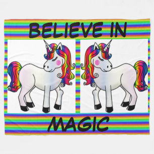 Magic Unicorn Fleecedecke