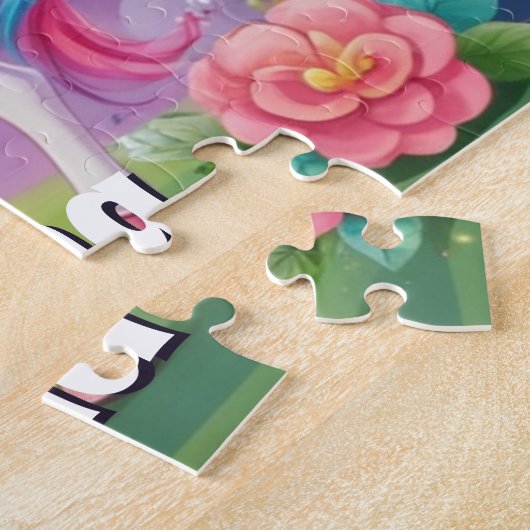 Magic Unicorn Personalisiert Puzzle (Seite)