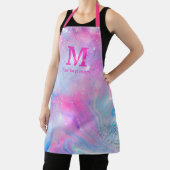 Magic Unicorn Pink Blue Holographic Schürze (InSitu)