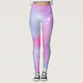 Magic Unicorn Pink Blue Leggings (Vorderseite)