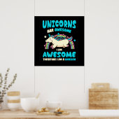 Magic Unicorn Poster (Küche)