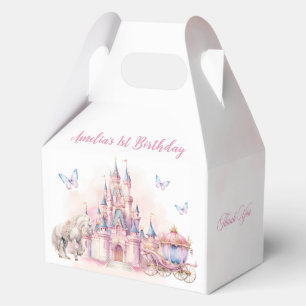 Magic Unicorn Princess Burg Birthday Gefälligkeits Geschenkschachtel