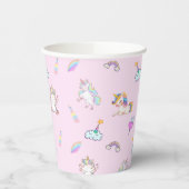 Magic Unicorn Regenbogengradienten 1. Party Pappbecher (Links)