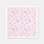 Magic Unicorn Regenbogengradienten 1. Party Serviette (Vorderseite)