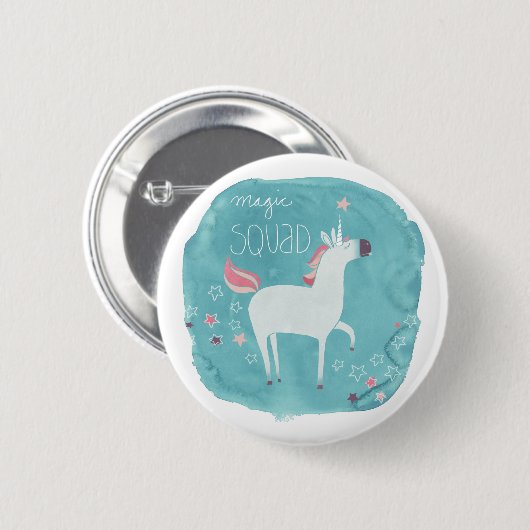 Magic Unicorn Squad Button (Vorne & Hinten)
