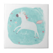 Magic Unicorn Squad - Mach einen Wunsch Fliese (Vorderseite)
