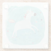 Magic Unicorn Squad - Mach einen Wunsch Glasuntersetzer (Rückseite)