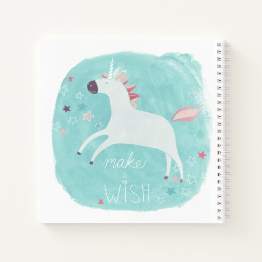 Magic Unicorn Squad - Mach einen Wunsch Notizblock (Rückseite)