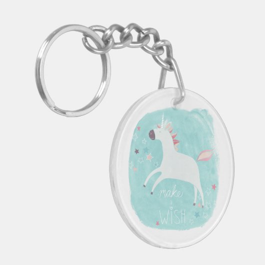 Magic Unicorn Squad - Mach einen Wunsch Schlüsselanhänger (Vorderseite links)