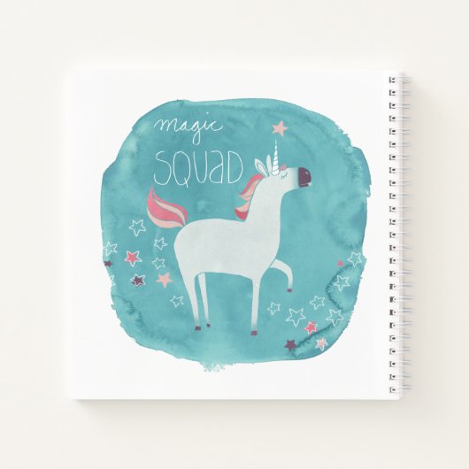 Magic Unicorn Squad Notizblock (Rückseite)
