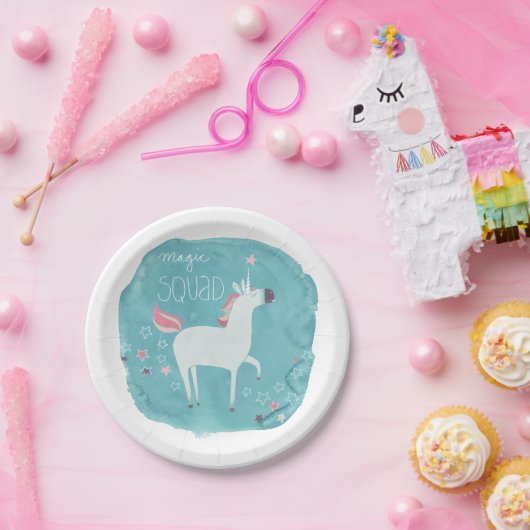 Magic Unicorn Squad Pappteller (Party)