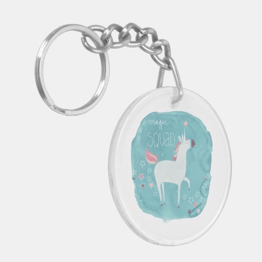 Magic Unicorn Squad Schlüsselanhänger (Vorderseite links)