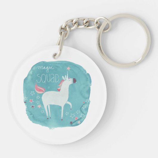 Magic Unicorn Squad Schlüsselanhänger (Rückseite)