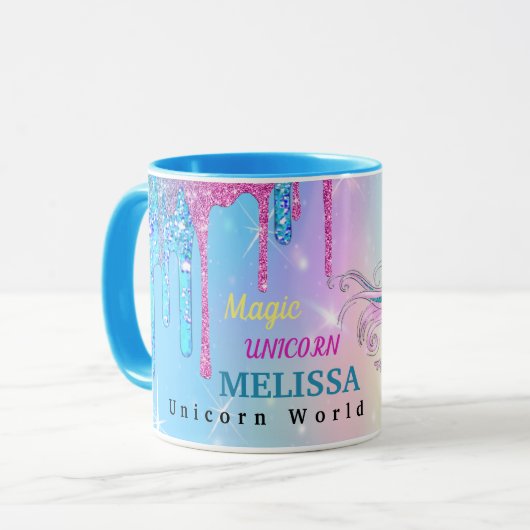 Magic Unicorn-Tasse Tasse (Vorderseite Links)