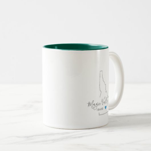 Magic Valley Idaho Kaffee Tasse (VorderseiteRechts)