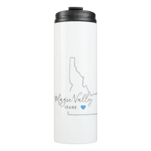 Magic Valley Idaho Wasserflasche Thermosbecher (Vorderseite)