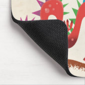 Magic Wales Dragon Reiseplakat Mousepad (Ecke)