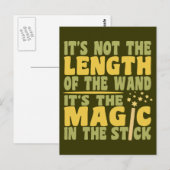 MAGIC WAND benutzerdefinierte Postkarte (Vorne/Hinten)