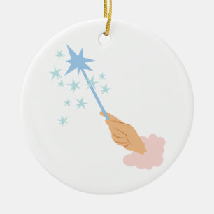 Magic Wand Keramik Ornament