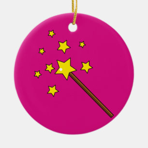 Magic Wand Keramik Ornament