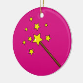 Magic Wand Keramik Ornament (Links)