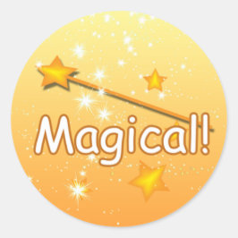 Magic Wand Magical Stars Teacher Award Stickers