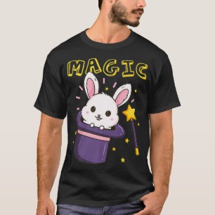 Magic Wand Magician Rabbit Hat Premium T-Shirt