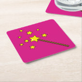 Magic Wand Rechteckiger Pappuntersetzer (angewinkelt)