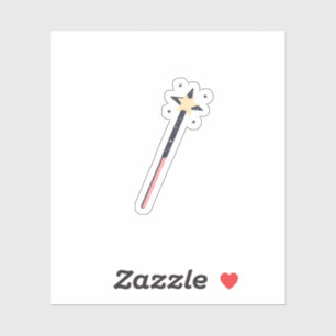 Magic Wand Star Aufkleber