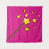 Magic Wand Wandteppich (Vorderseite (Horizontal))