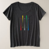 Magic Wands Plus Size Women's T - Shirt (Design vorne)