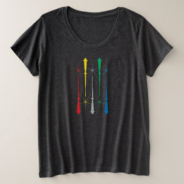 Magic Wands Plus Size Women's T - Shirt