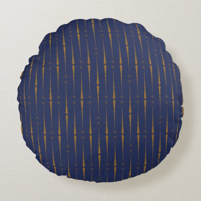 Magic Wands Round Pillow Rundes Kissen (Vorderseite)