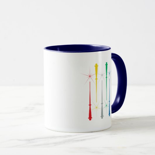 Magic Wands Tasse 11oz. Dunkelblau (VorderseiteRechts)