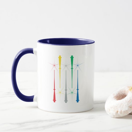 Magic Wands Tasse 11oz. Dunkelblau (Mit Donut)