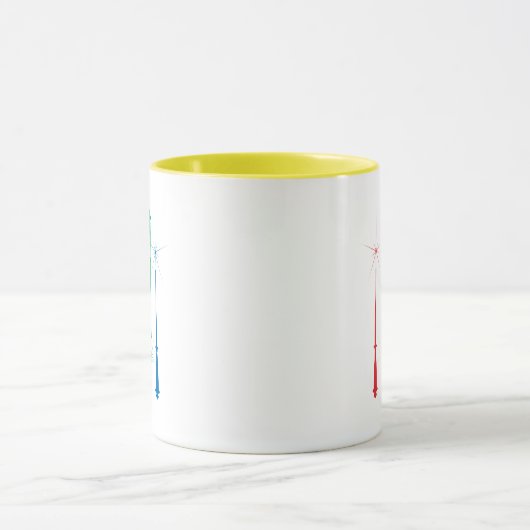 Magic Wands Tasse 11oz. Gelb (Zentrum)