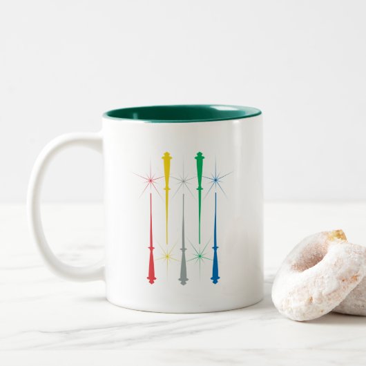 Magic Wands Tasse 11oz. Grün (Mit Donut)