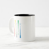 Magic Wands Tasse 11oz. Schwarz (Vorderseite Links)