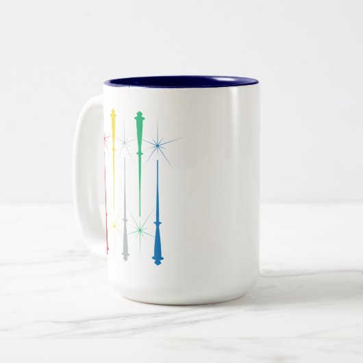 Magic Wands Tasse 15oz. Dunkelblau (Vorderseite Links)