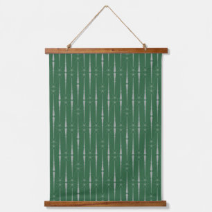 Magic Wands Wood Topped Tapestry Wandteppich Mit Holzrahmen