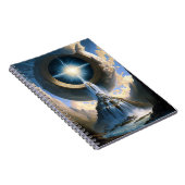 Magic Waterfall Surreal Fantasy Art Notizblock (Rechte Seite)